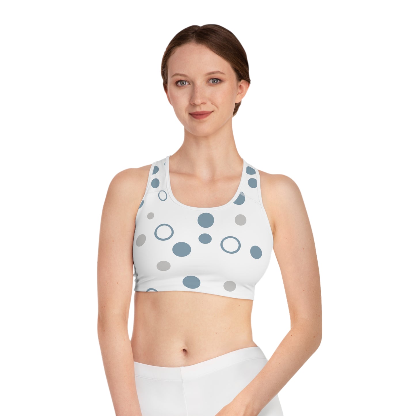 Trendy Dot Sports Bra | Comfortable Activewear for Fitness Enthusiasts