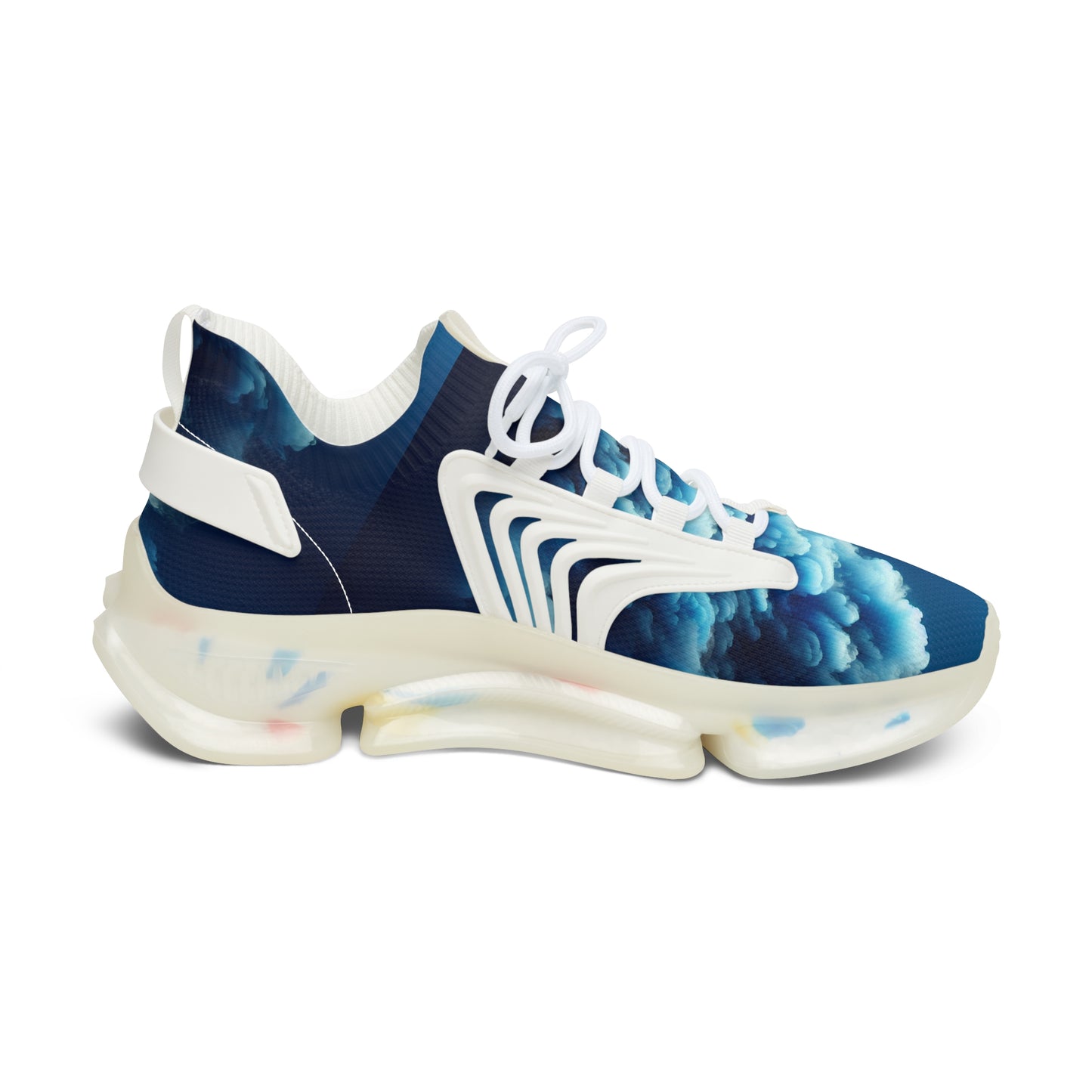 Women's Mesh Sneakers with Cloud Design - Stylish Athletic Footwear for Fitness, Casual Wear, Summer Outings, Gifts