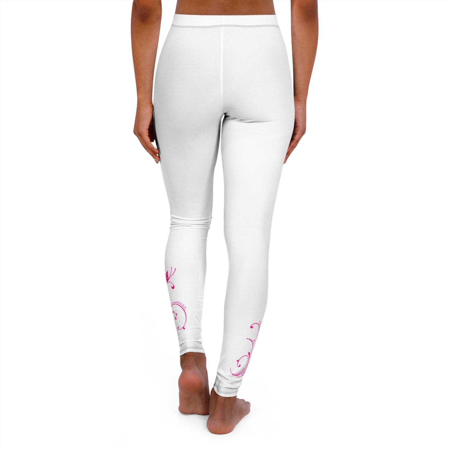 Floral Print Women's Casual Leggings - Comfortable Spandex for Everyday Wear