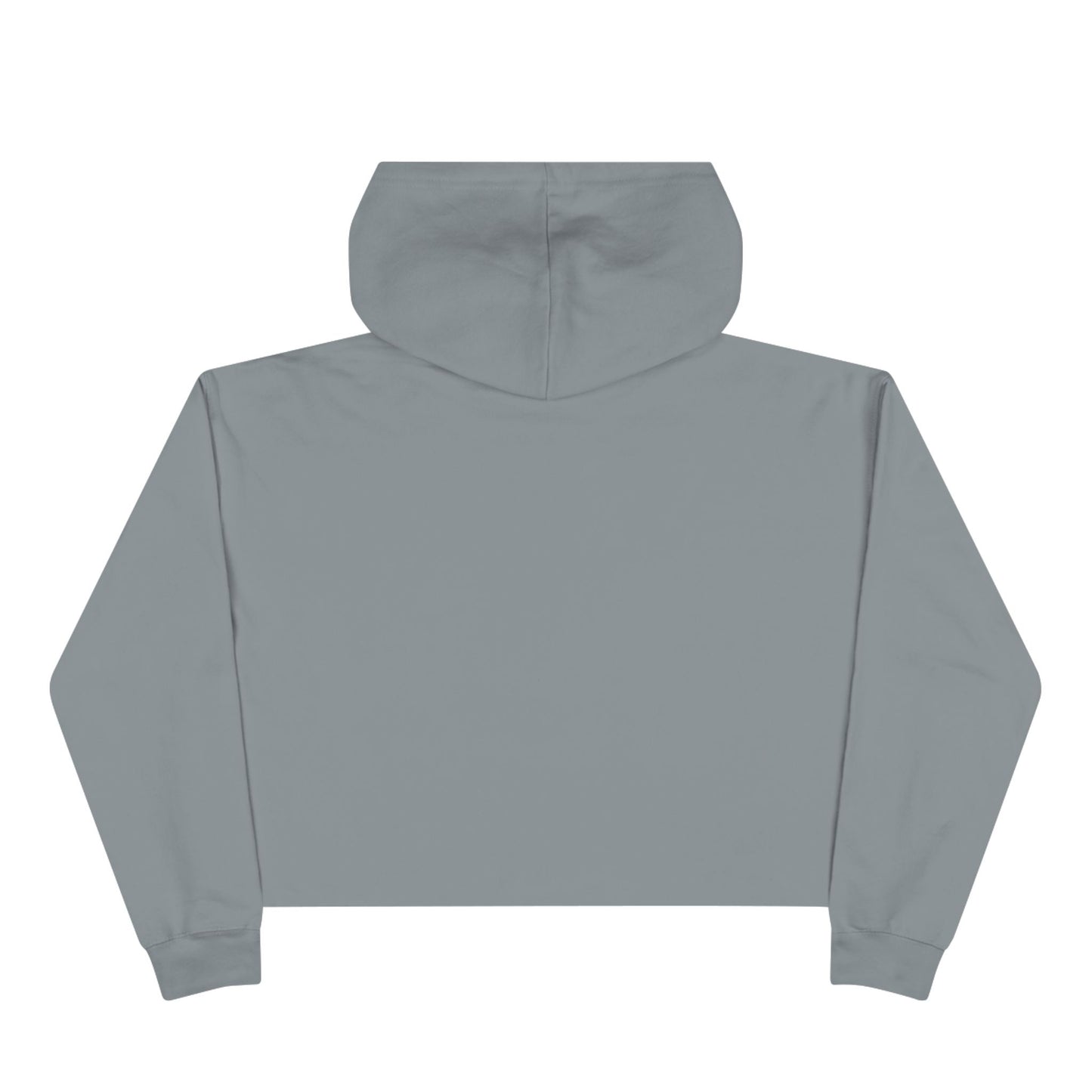 Chic Crop Hoodie with Kiss Print - Stylish Women's Casual Wear