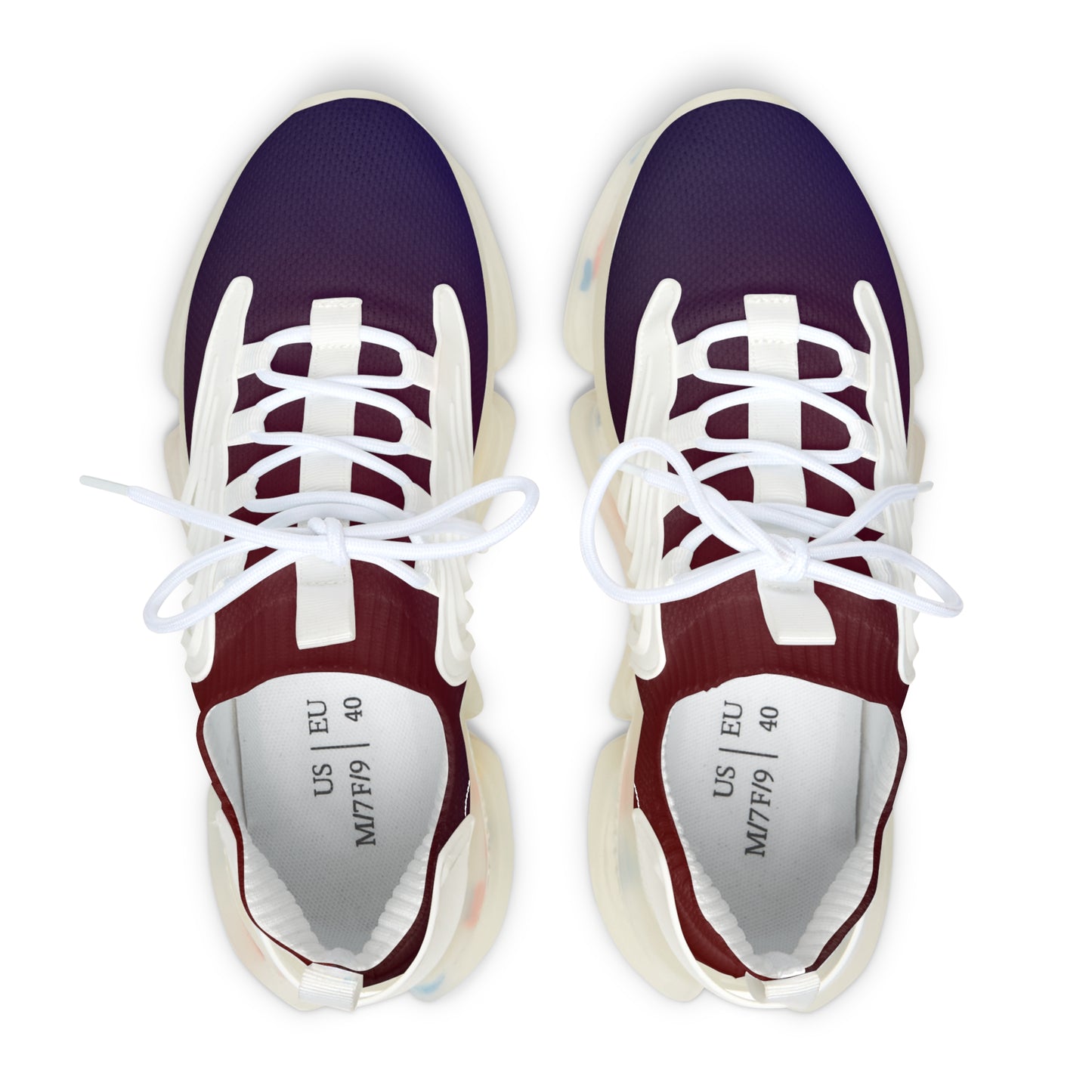 Gradient bag and sneakers bundle