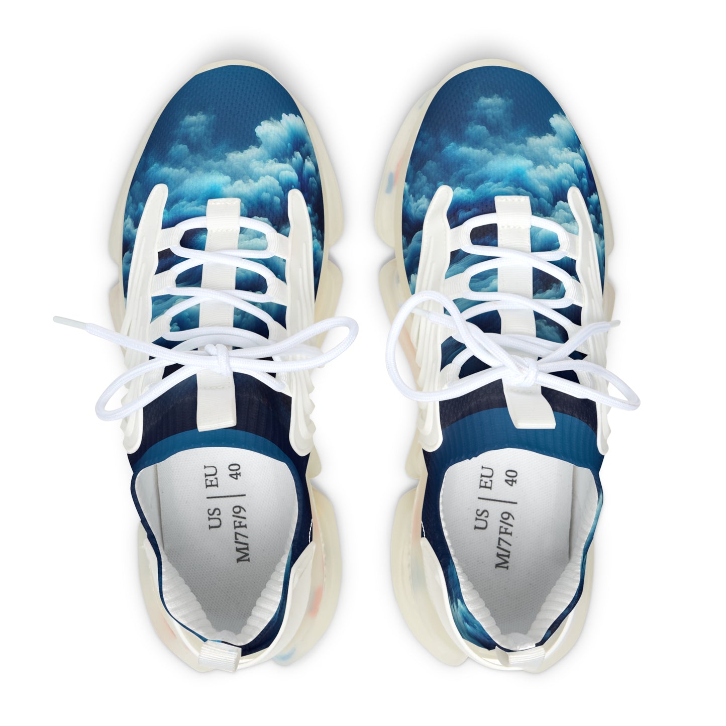 Women's Mesh Sneakers with Cloud Design - Stylish Athletic Footwear for Fitness, Casual Wear, Summer Outings, Gifts