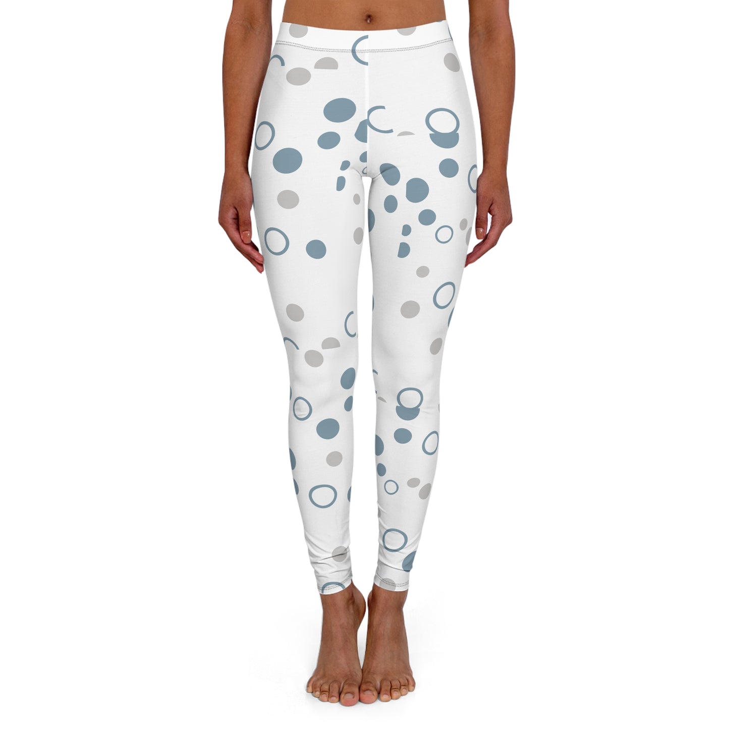 Chic Polka Dot Spandex Leggings for Women