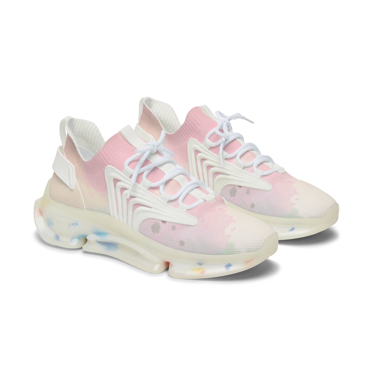 Women's Mesh Sneakers - Lightweight Colorful Athletic Shoes for Comfort and Style
