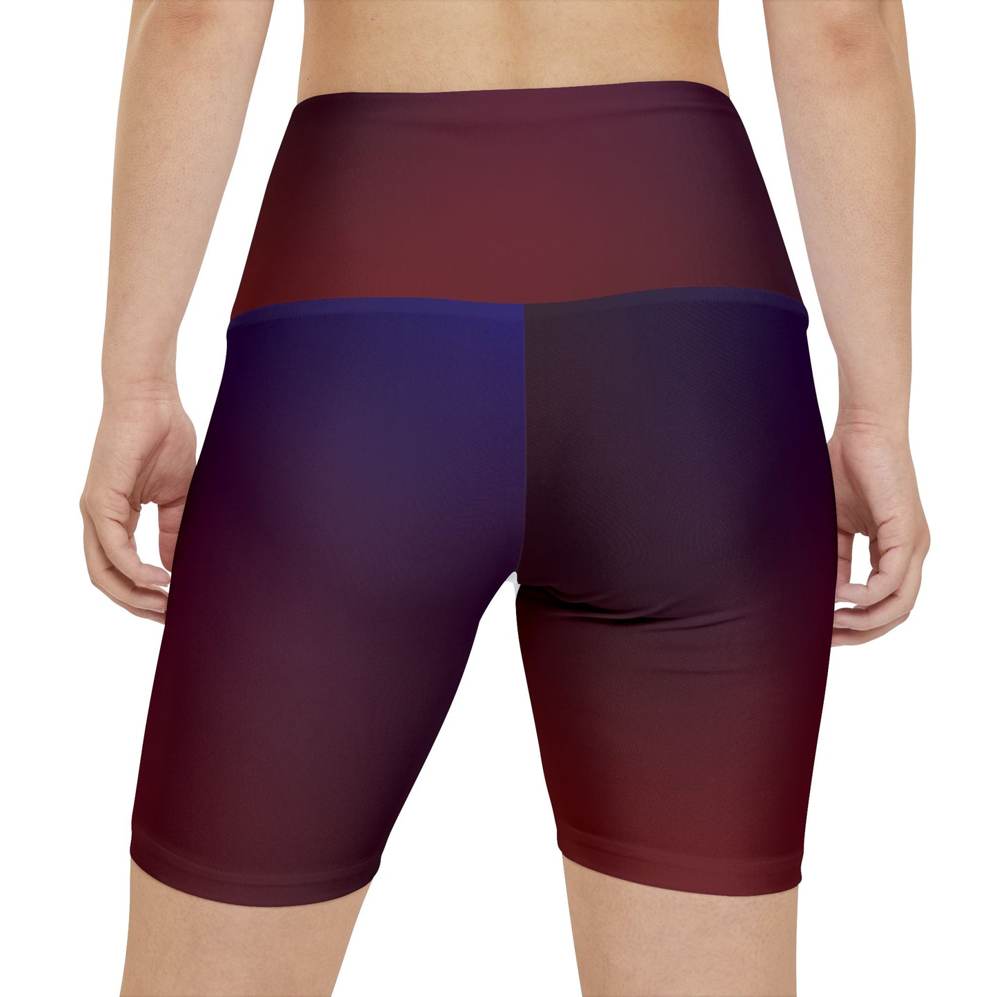 Gradient Women's Workout Shorts - Stylish Activewear for Fitness Enthusiasts