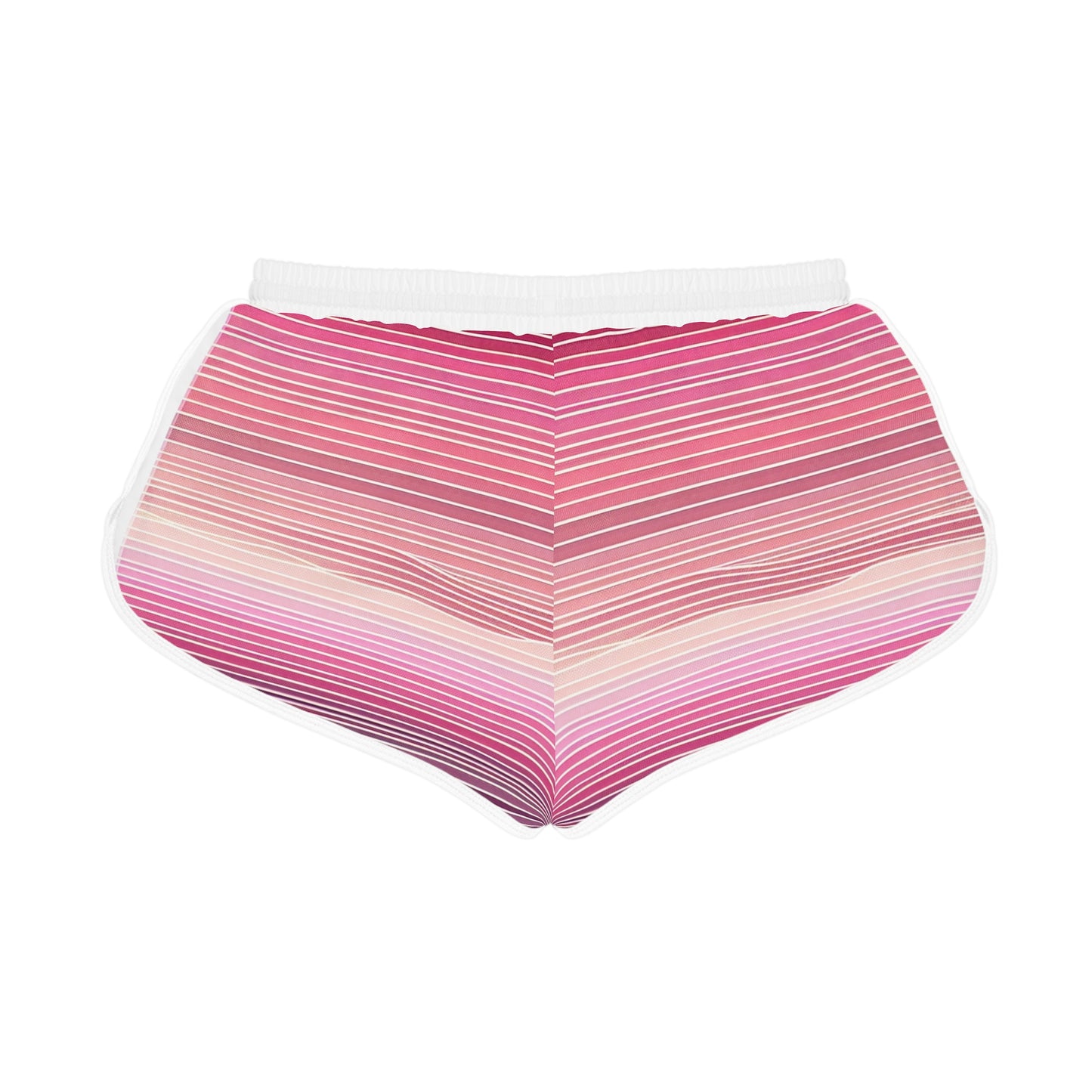 Women's Relaxed Pink Ombre Shorts – Comfortable Summer Loungewear