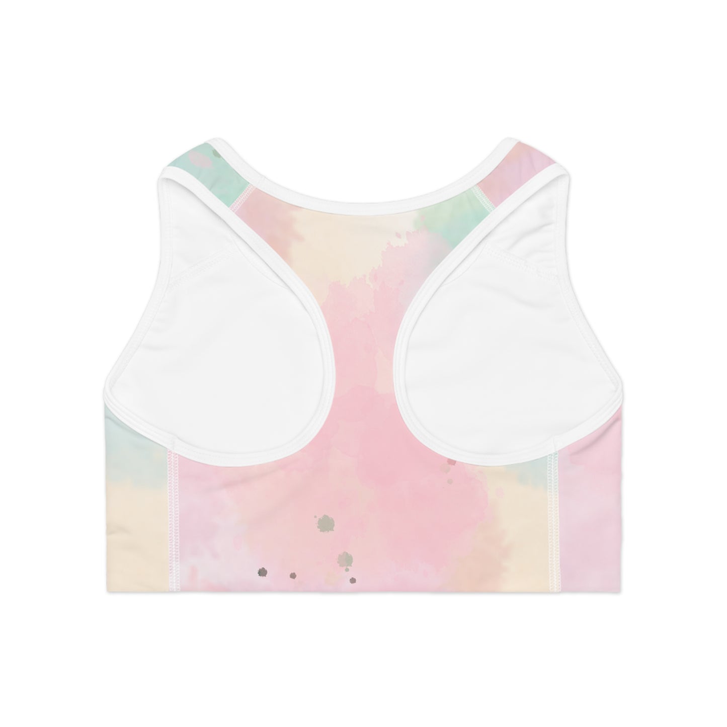 Pastel Watercolor Sports Bra - Comfortable & Stylish Activewear