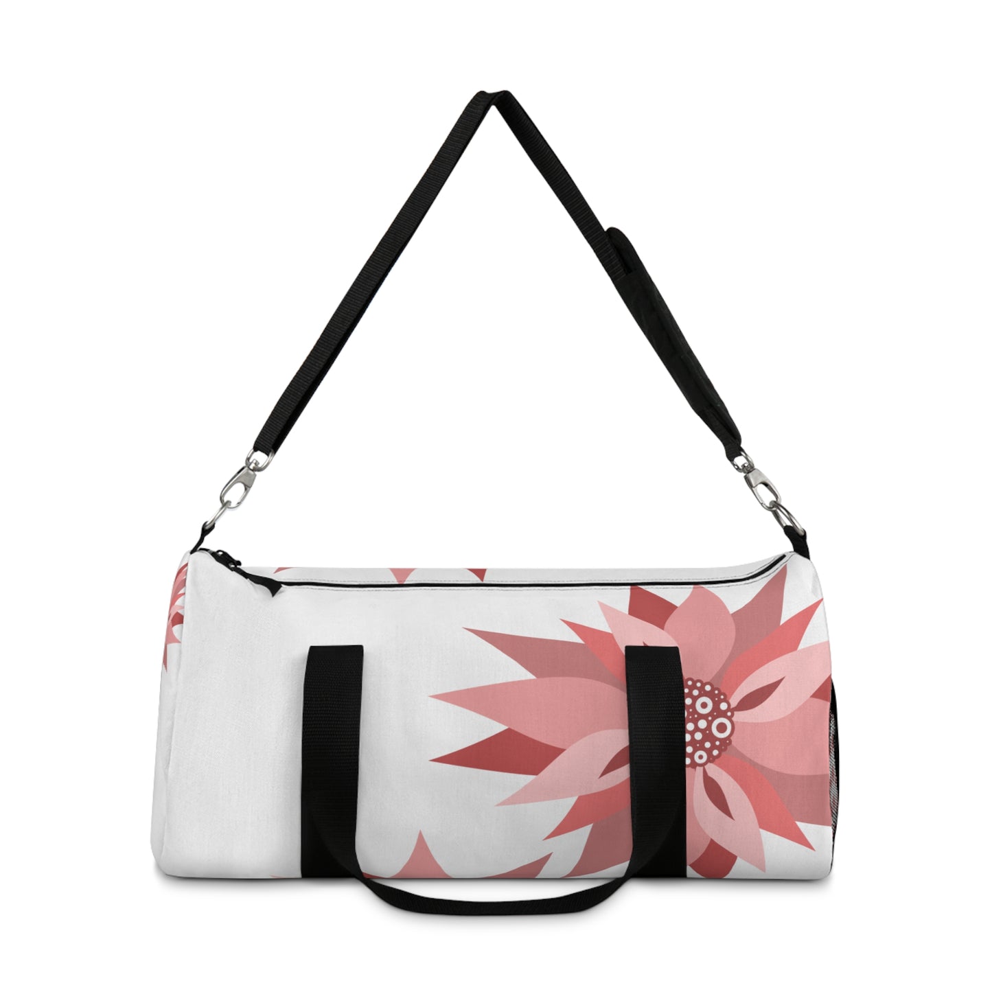 Floral Print Duffel Bag - Stylish Travel & Gym Bag for Women