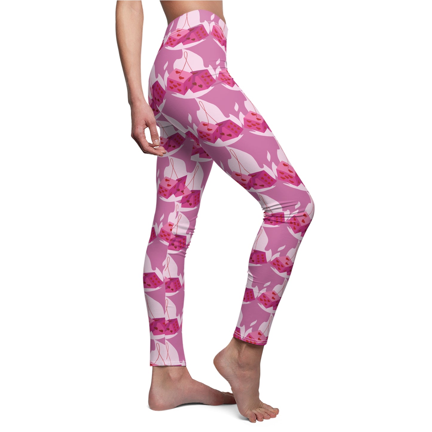 Charming Cherry Print Leggings for Women - Stylish & Comfortable Casual Wear