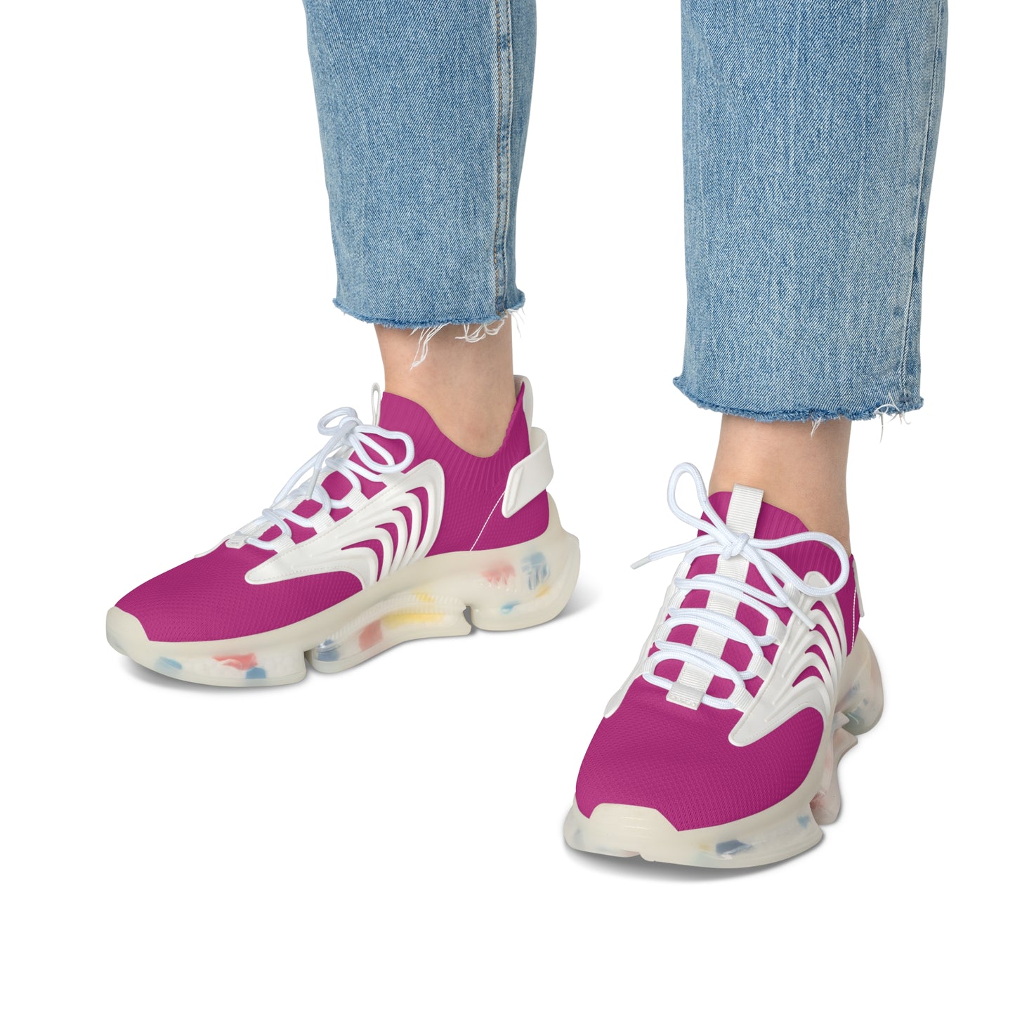 Vibrant Women's Mesh Sneakers - Stylish Athletic Shoes for Fitness & Casual Wear, Trendy Sports Footwear, Perfect Gift for Her