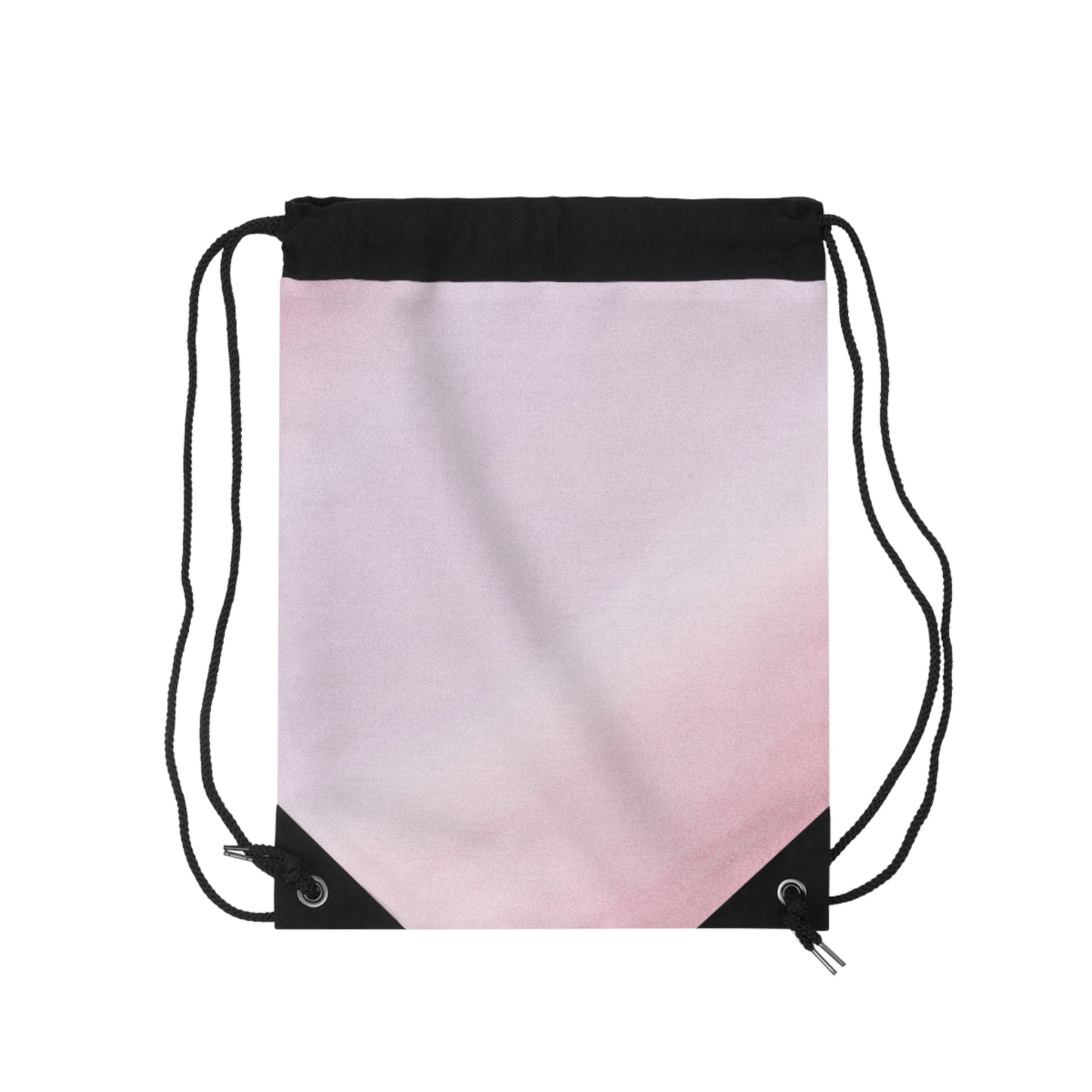 Gradient Pink Drawstring Bag - Stylish Tote for Gym, Travel & Everyday Use