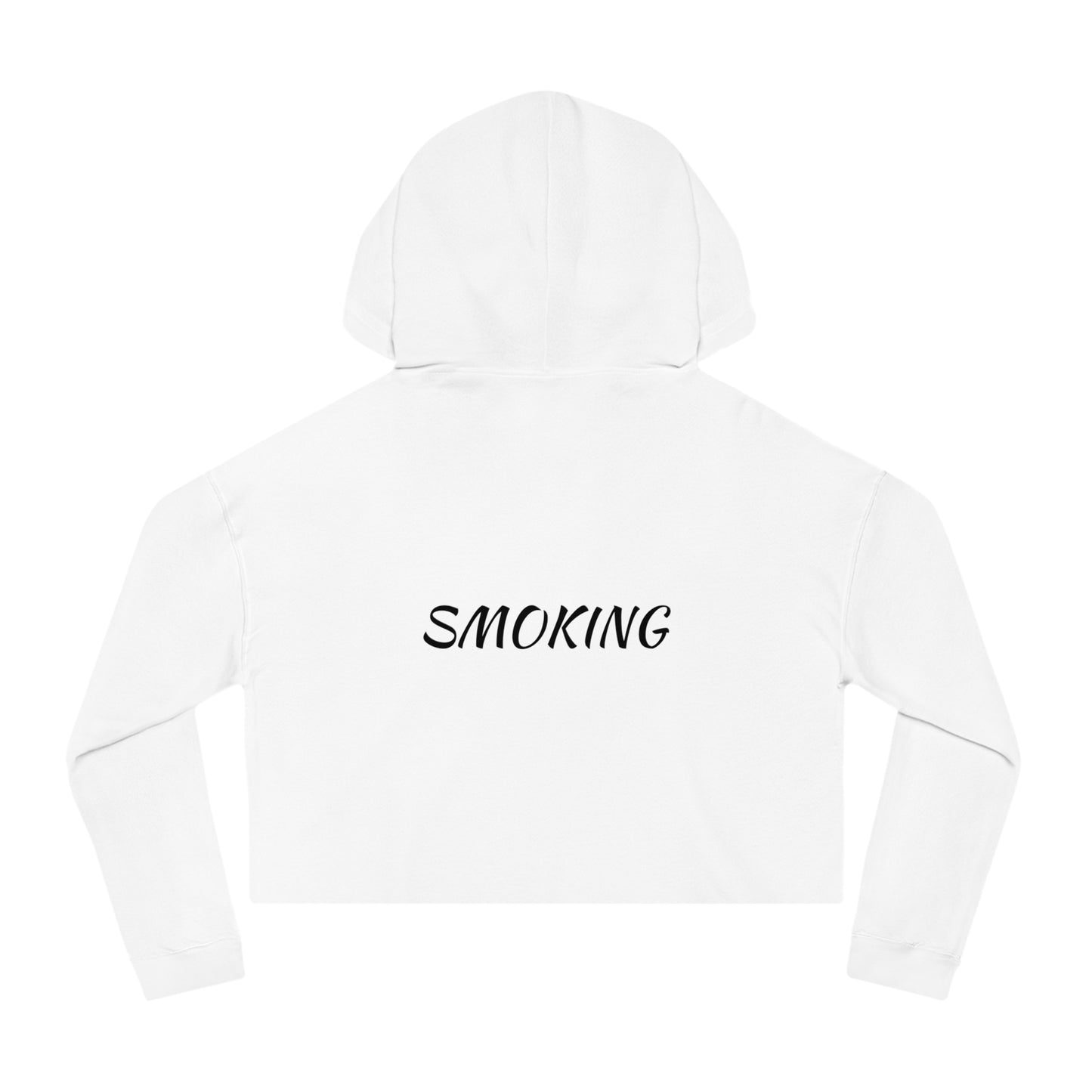 Fierce & Free Women’s Cropped Hooded Sweatshirt - Smoky Car Design