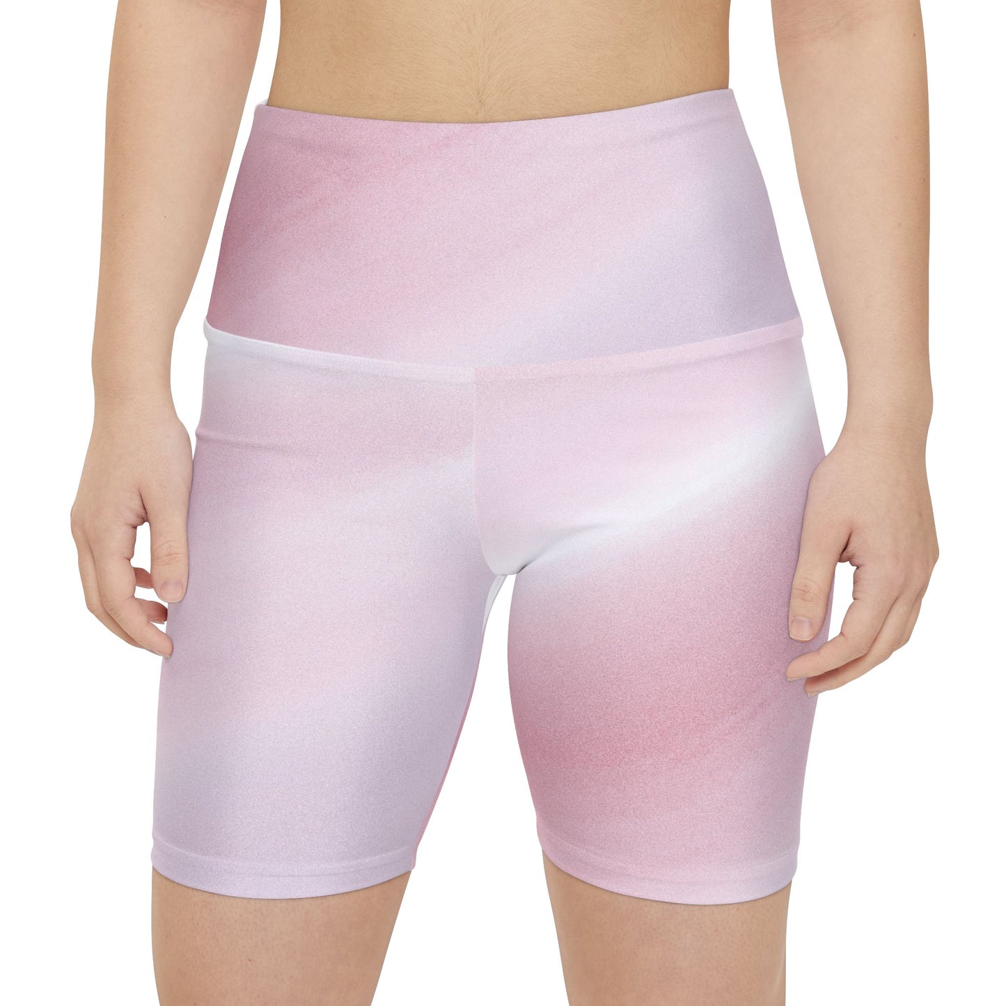 Pastel Ombre Women's Workout Shorts for Active Lifestyle