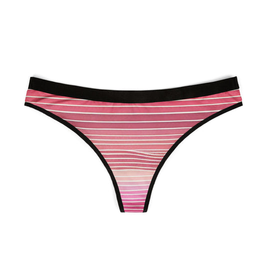Women's Striped Thongs - Comfortable & Stylish Everyday Lingerie