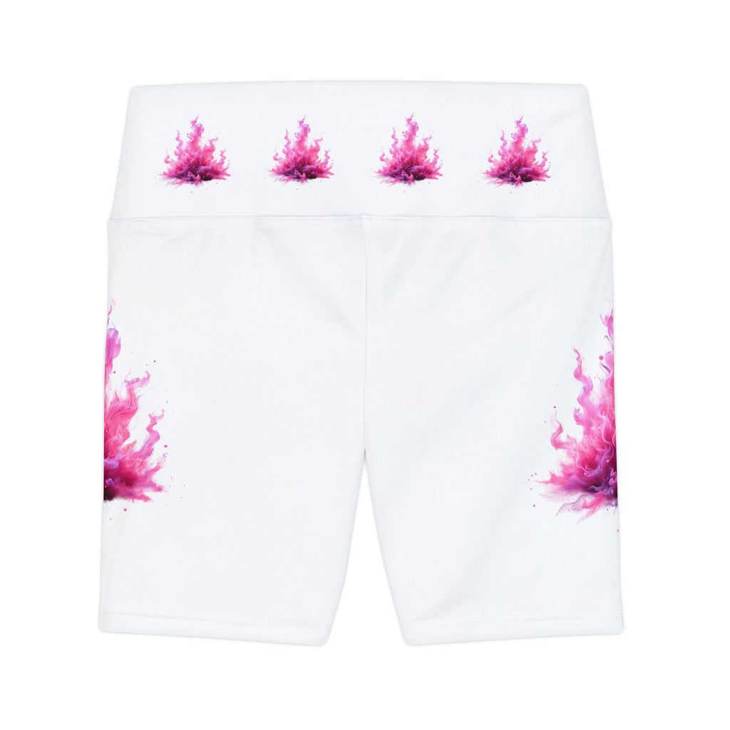Pink flame Women's Workout Shorts