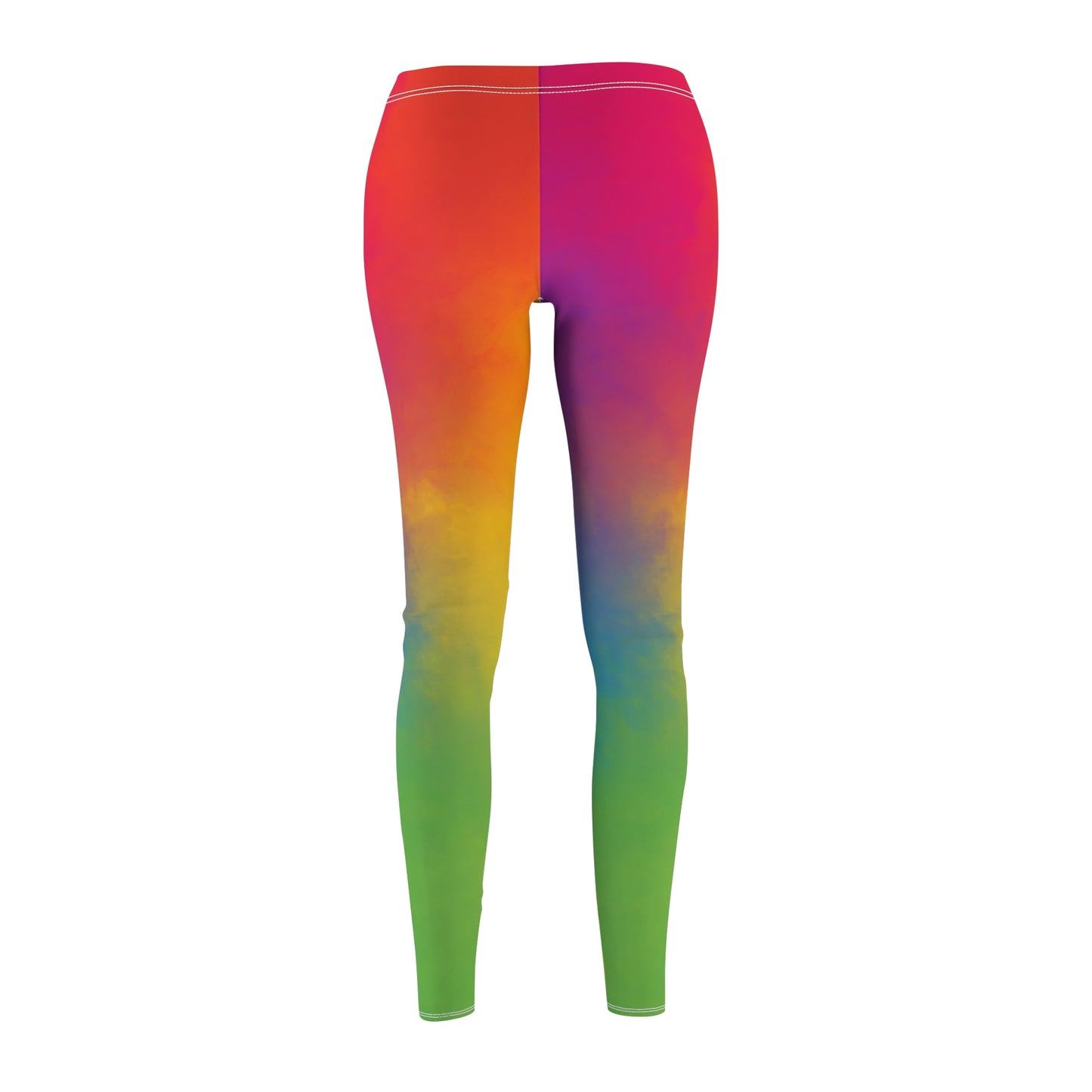 Rainbow Ombre Women's Casual Leggings | Vibrant Activewear for Comfort & Style
