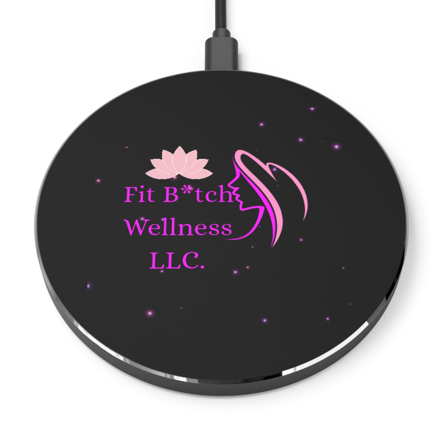 Fit B*tch Wellness Wireless Charger - Fast Charging Pad for Fitness Enthusiasts