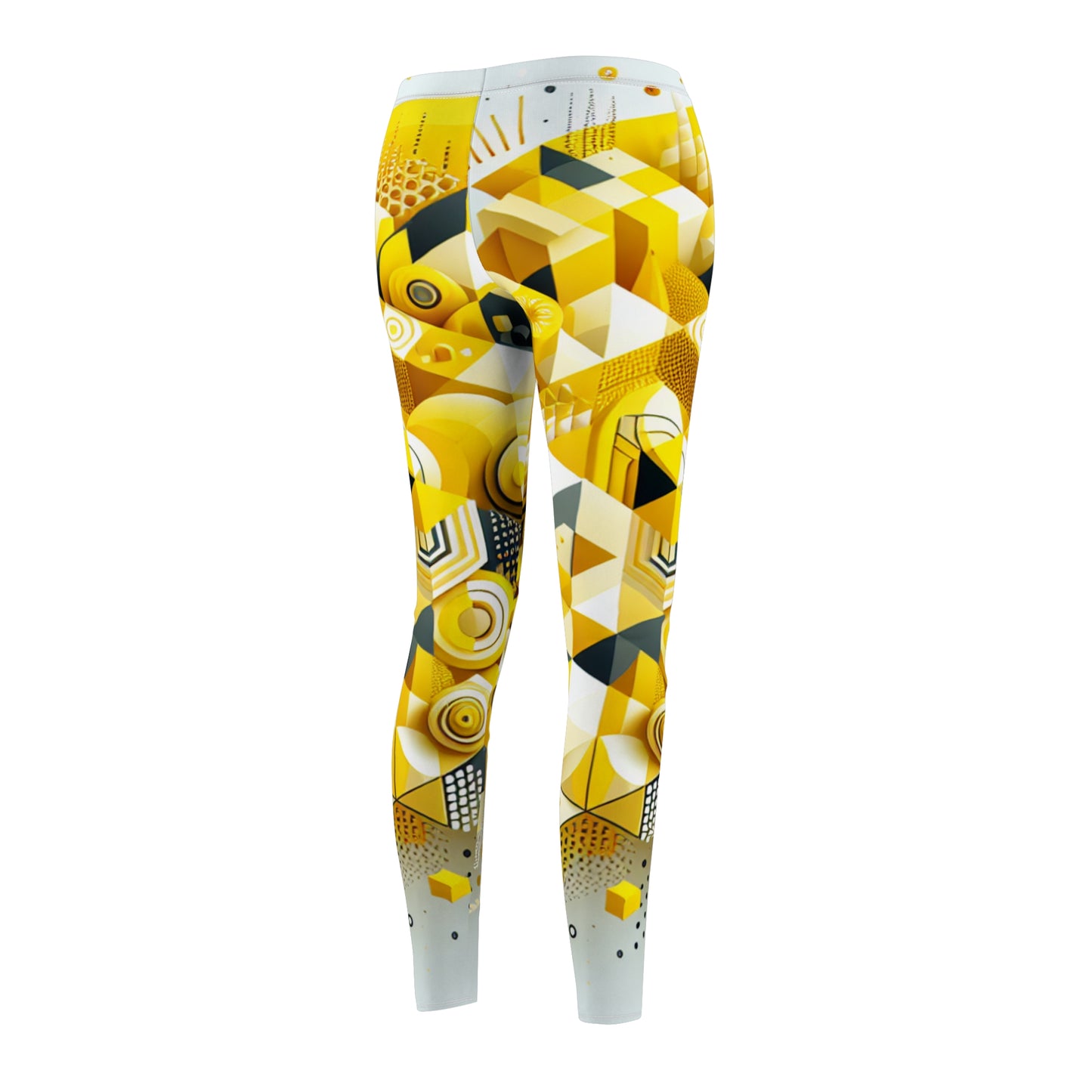 Vibrant Geometric Women's Leggings – Casual Activewear for Everyday Comfort