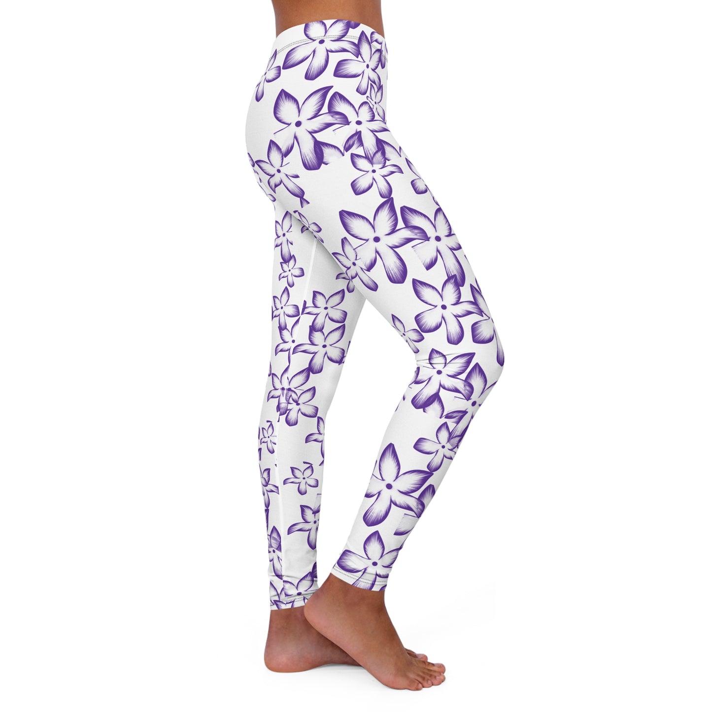 Floral Women's Spandex Leggings - Comfort Meets Style