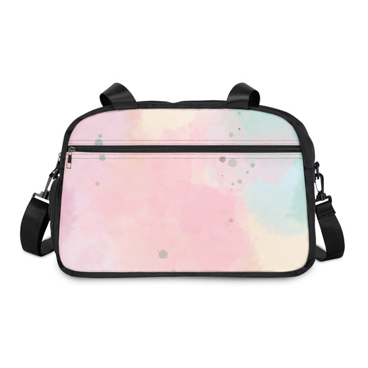Pastel Watercolor Fitness Handbag - Stylish Gym Bag for Active Lifestyle