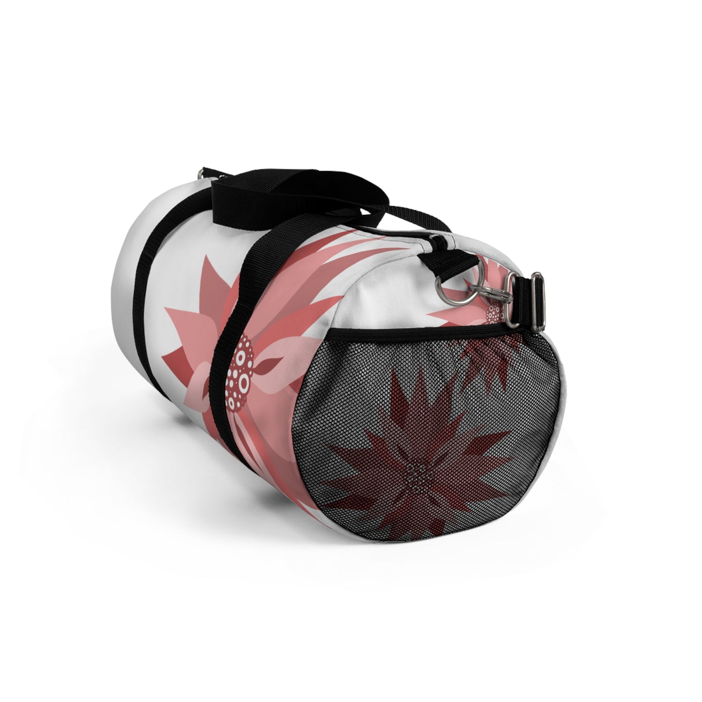 Floral Print Duffel Bag - Stylish Travel & Gym Bag for Women