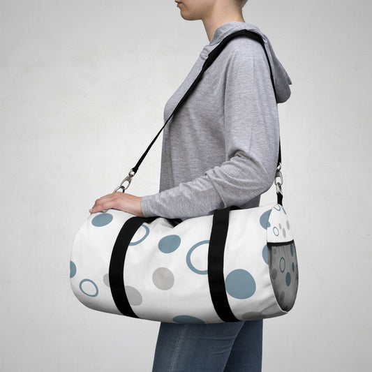 Stylish Polka Dot Duffel Bag for Gym & Travel
