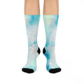 Watercolor Cozy Cushioned Crew Socks - Stylish & Comfortable Footwear