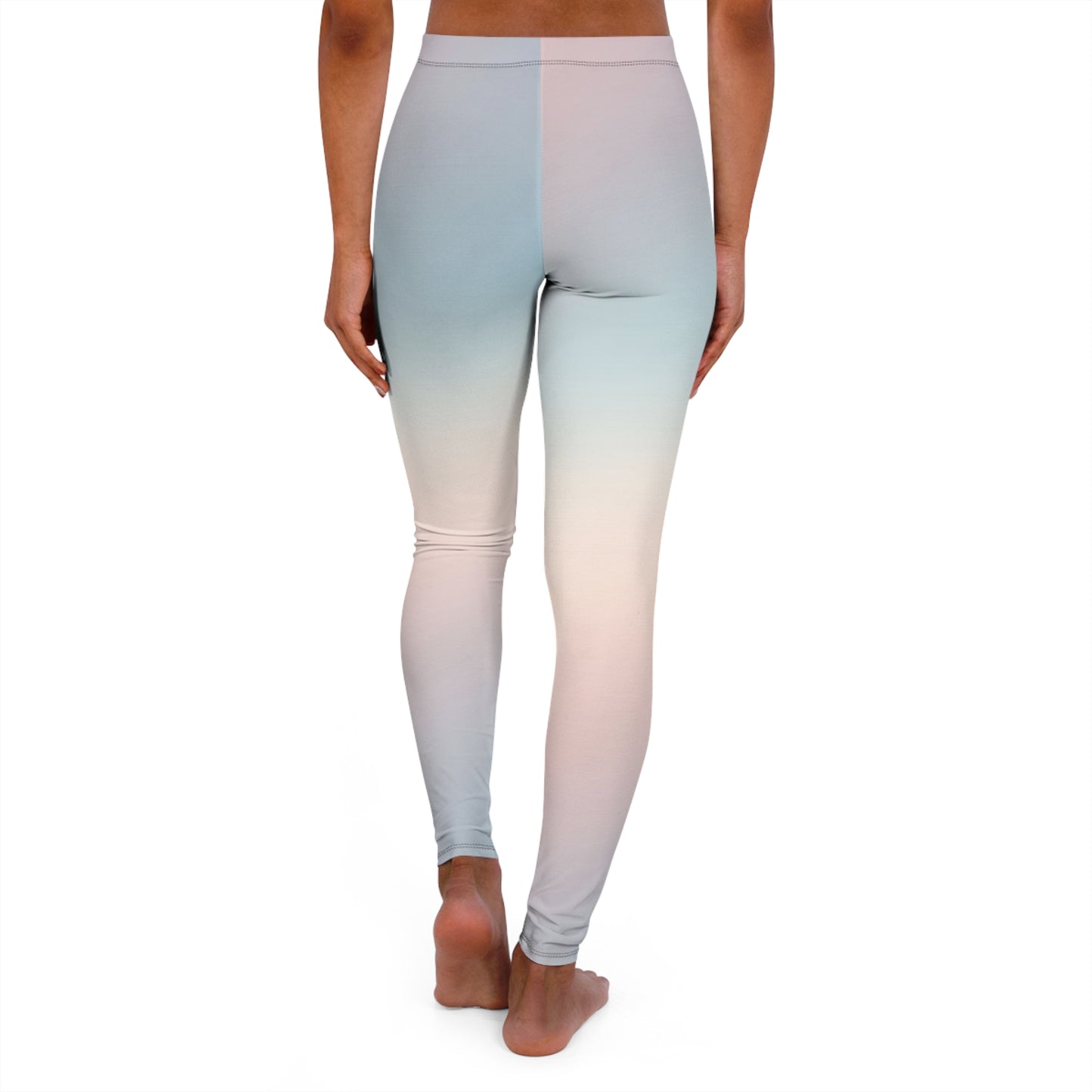 Pastel Ombre Spandex Leggings - Comfortable & Stylish Activewear