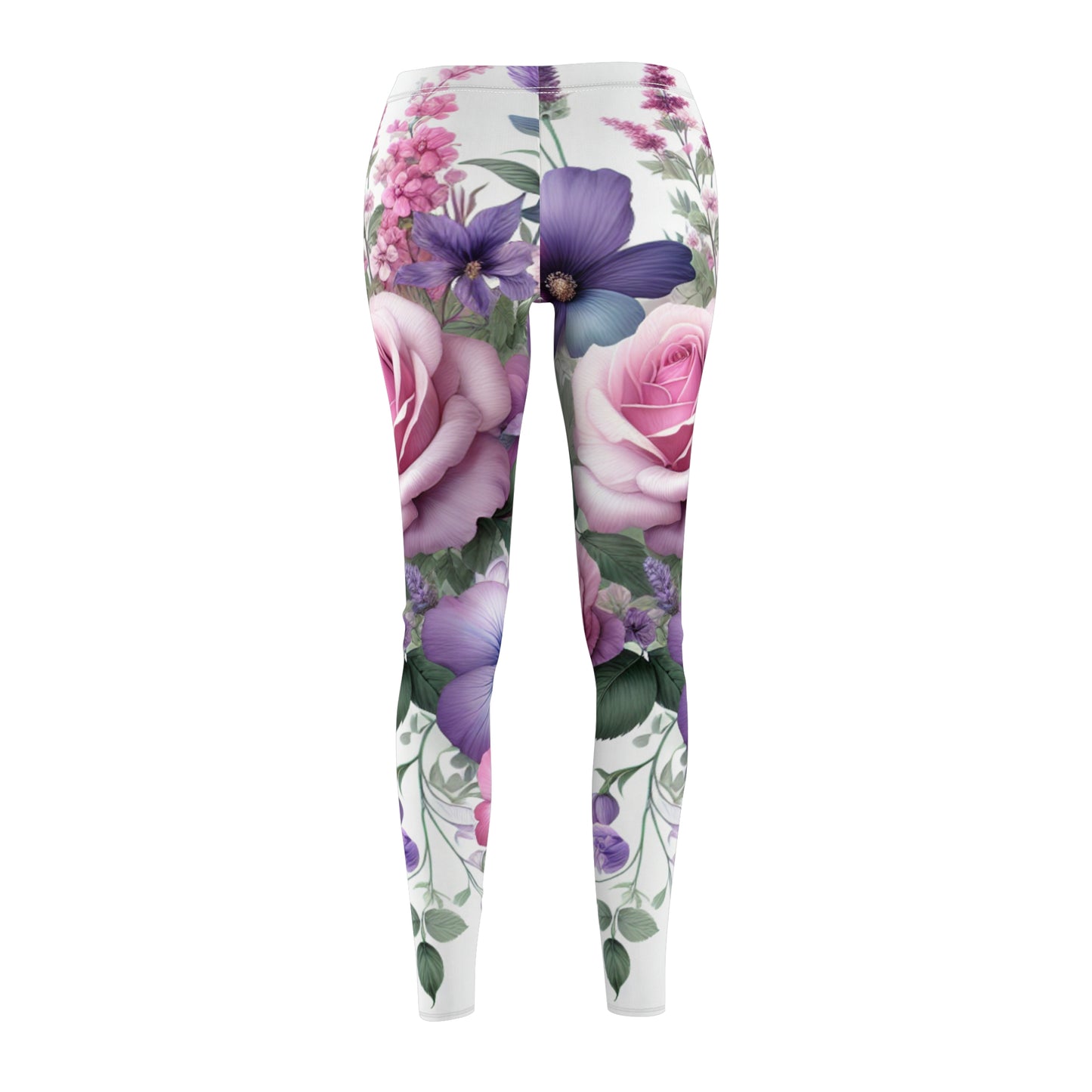 Floral Print Women's Casual Leggings - Stylish & Comfortable Activewear