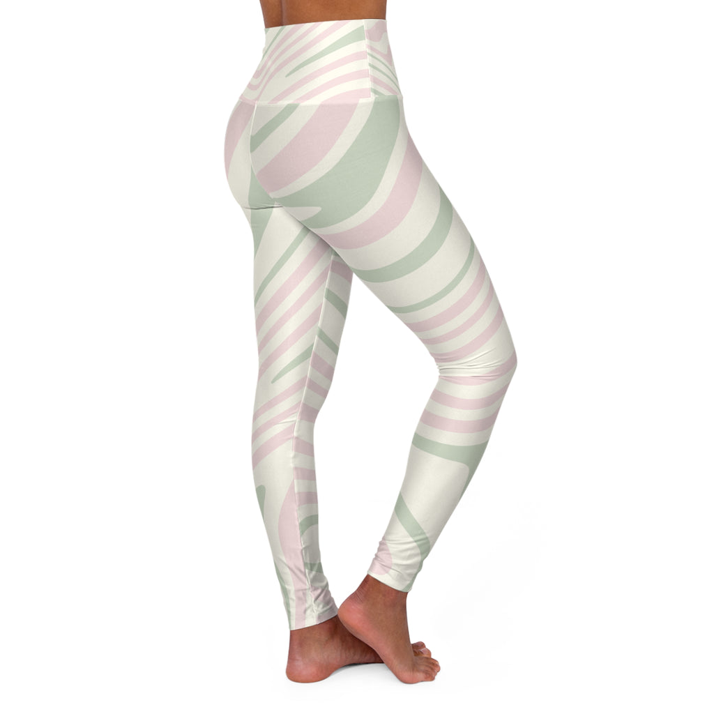 Zen Floral High Waisted Yoga Leggings for Comfort & Style