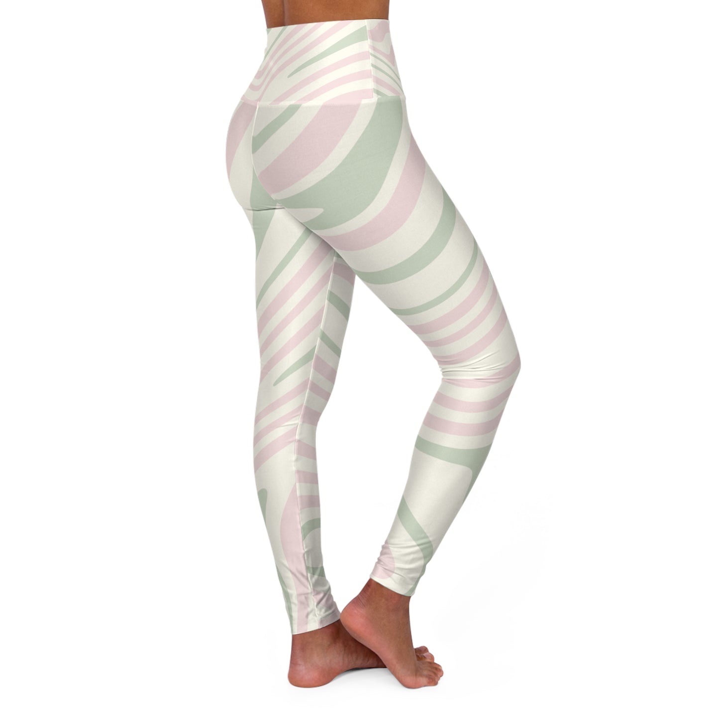 Zen Floral High Waisted Yoga Leggings for Comfort & Style