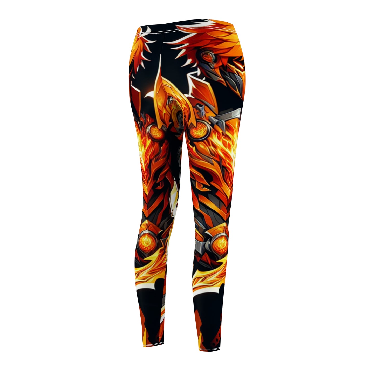 Fierce Fire-Dragon Women's Casual Leggings - Vibrant and Stylish Activewear