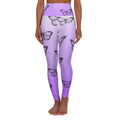 Butterfly Print High Waisted Yoga Leggings - Stylish & Comfortable Activewear