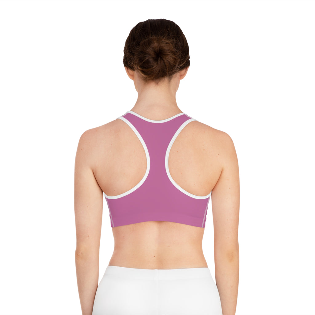 Tropical Vibe Sports Bra | Palm Tree Print Activewear for Yoga & Fitness