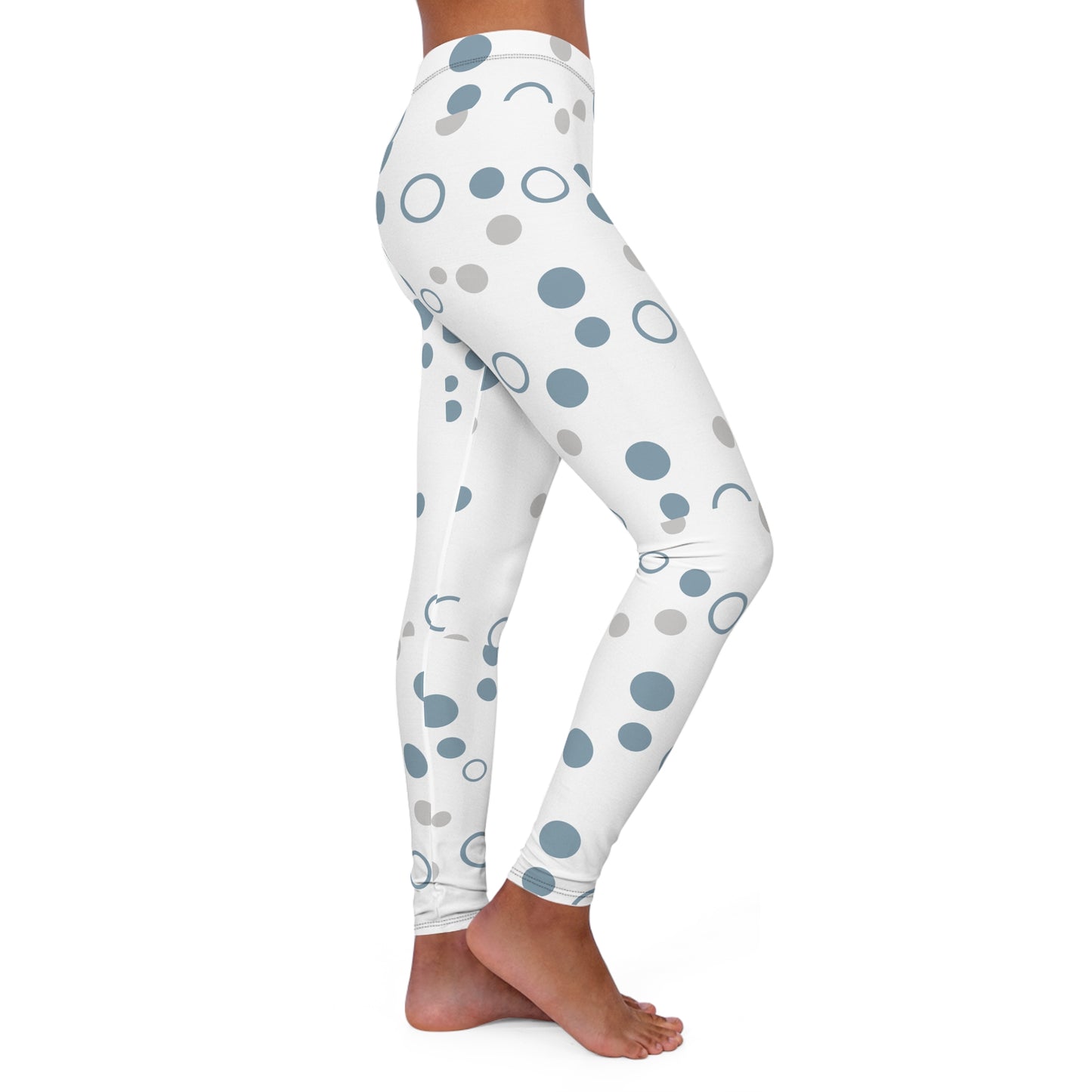 Chic Polka Dot Spandex Leggings for Women
