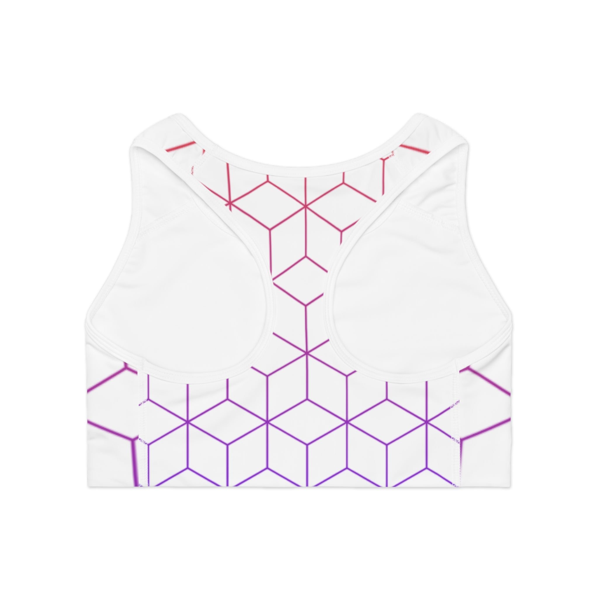 Geometric Pattern Sports Bra - Stylish & Comfortable Activewear