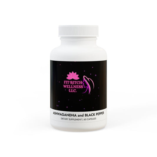 Ashwagandha and Black Pepper Supplement (60 capsules)