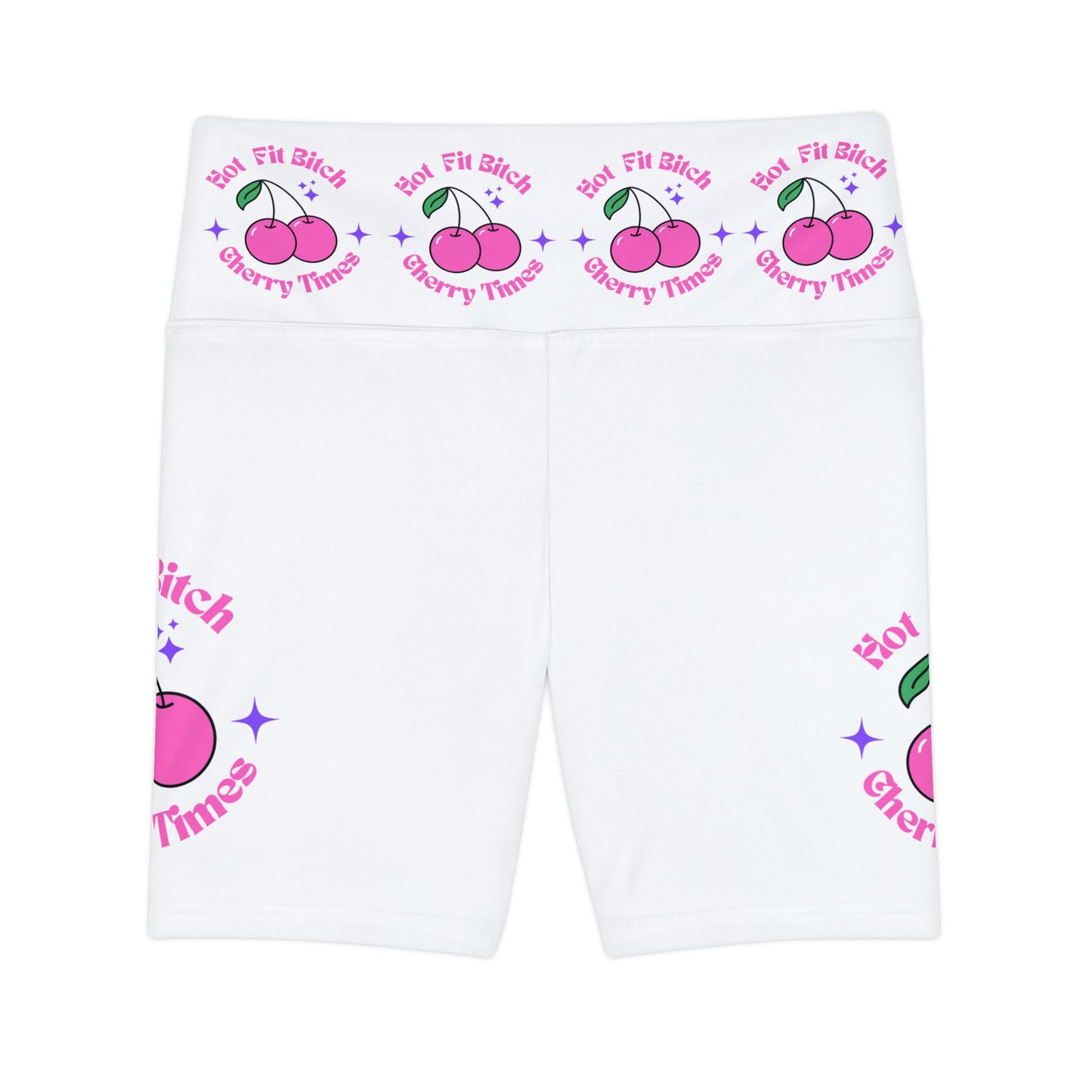 Cherry Vibes Women's Workout Shorts - Hot Fit Bitch Collection