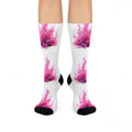 Vibrant Flames Cushioned Crew Socks - Colorful Comfortable Socks for Daily Wear