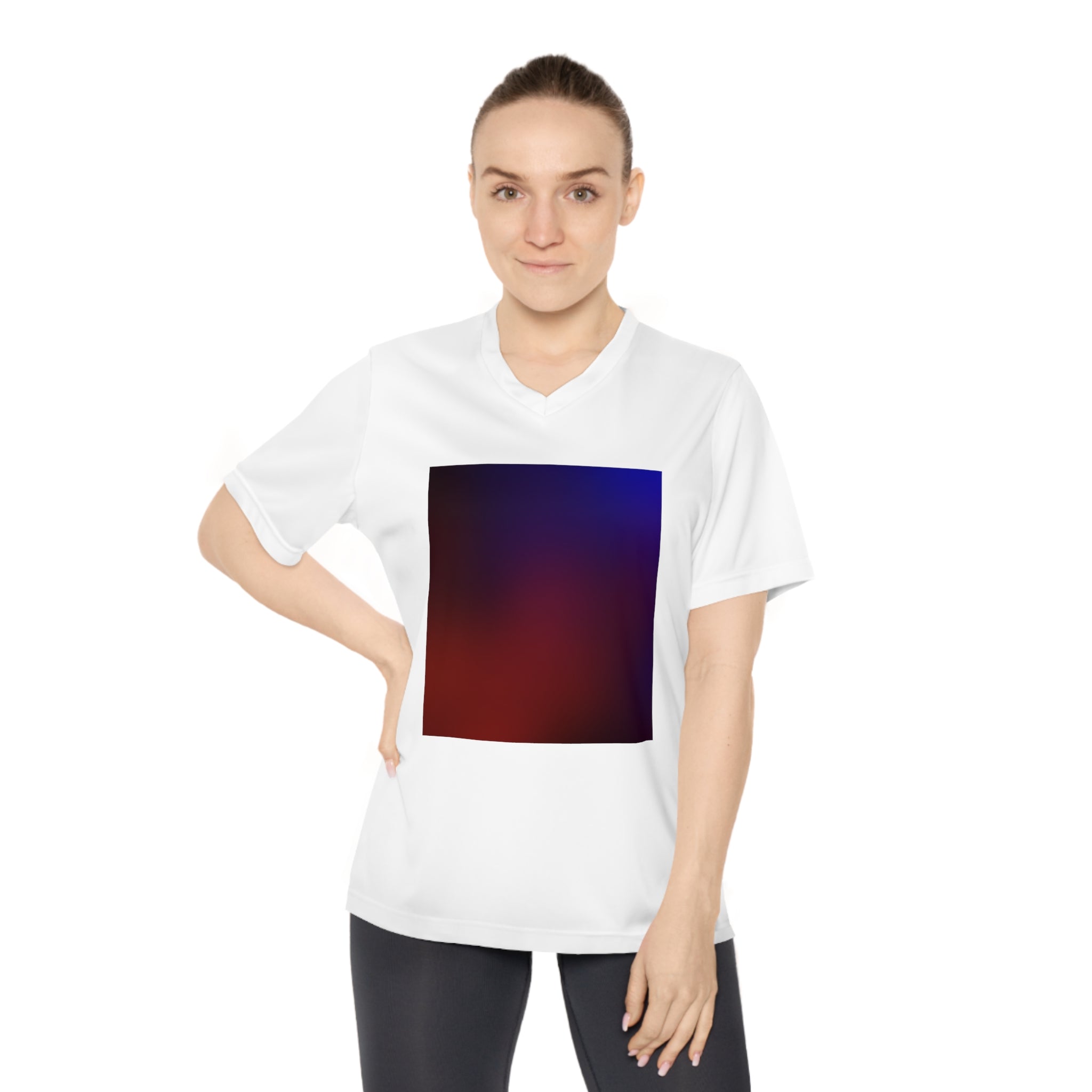 Stylish Women's Performance V-Neck T-Shirt for Active Lifestyles