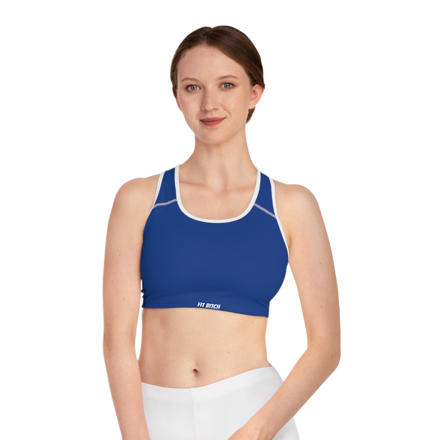 Fit Bitch Sports Bra - Motivational Workout Top for Fitness Enthusiasts, Gym Wear, Activewear, Exercise Gear, Sports Apparel