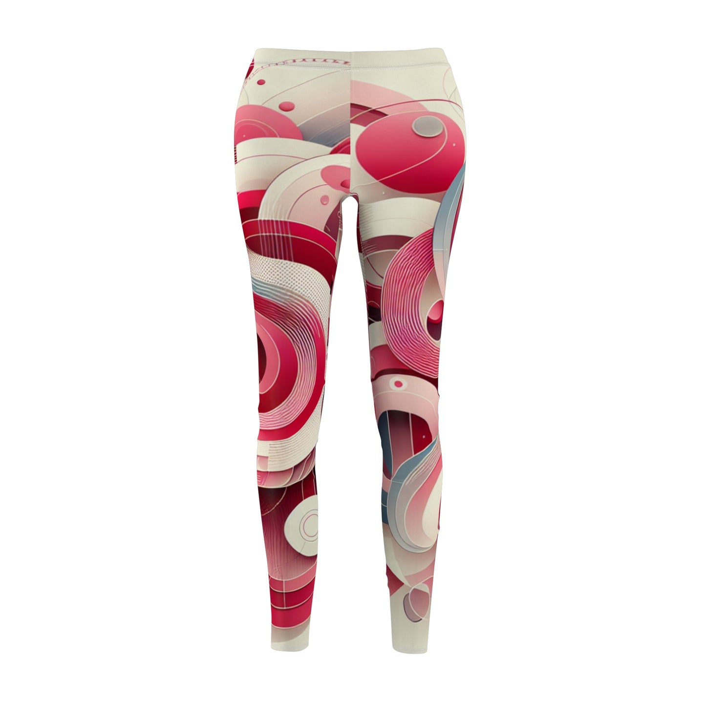 Vibrant Abstract Print Leggings for Women - Casual & Comfortable Wear