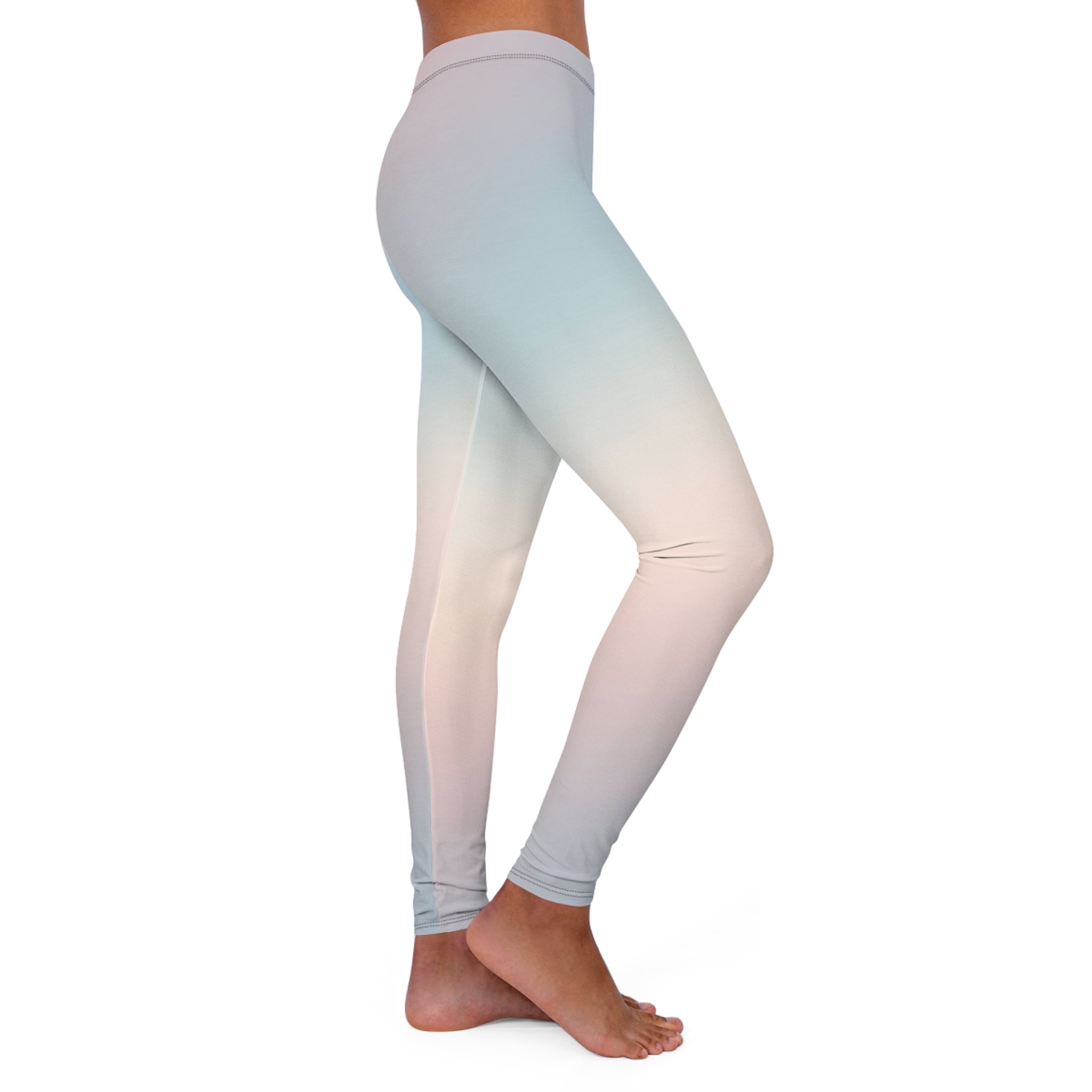 Pastel Ombre Spandex Leggings - Comfortable & Stylish Activewear