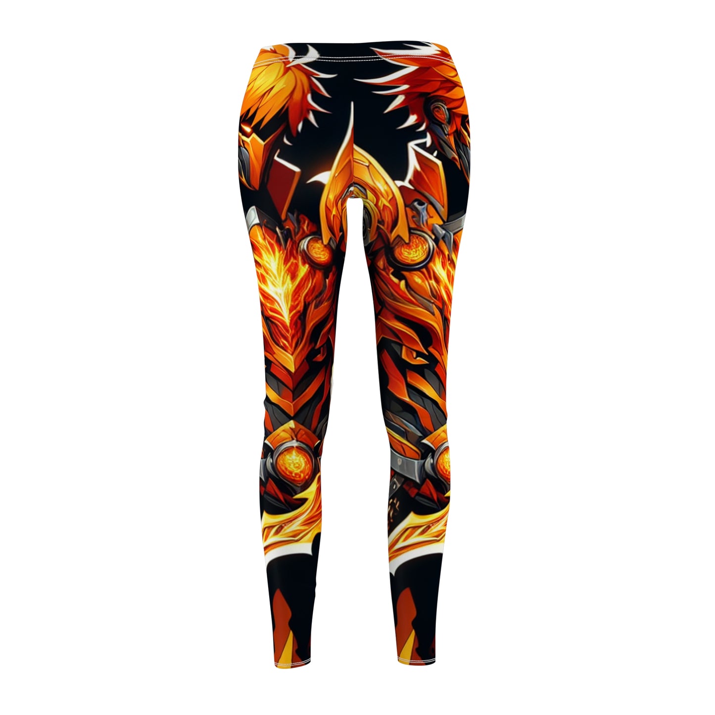 Fierce Fire-Dragon Women's Casual Leggings - Vibrant and Stylish Activewear