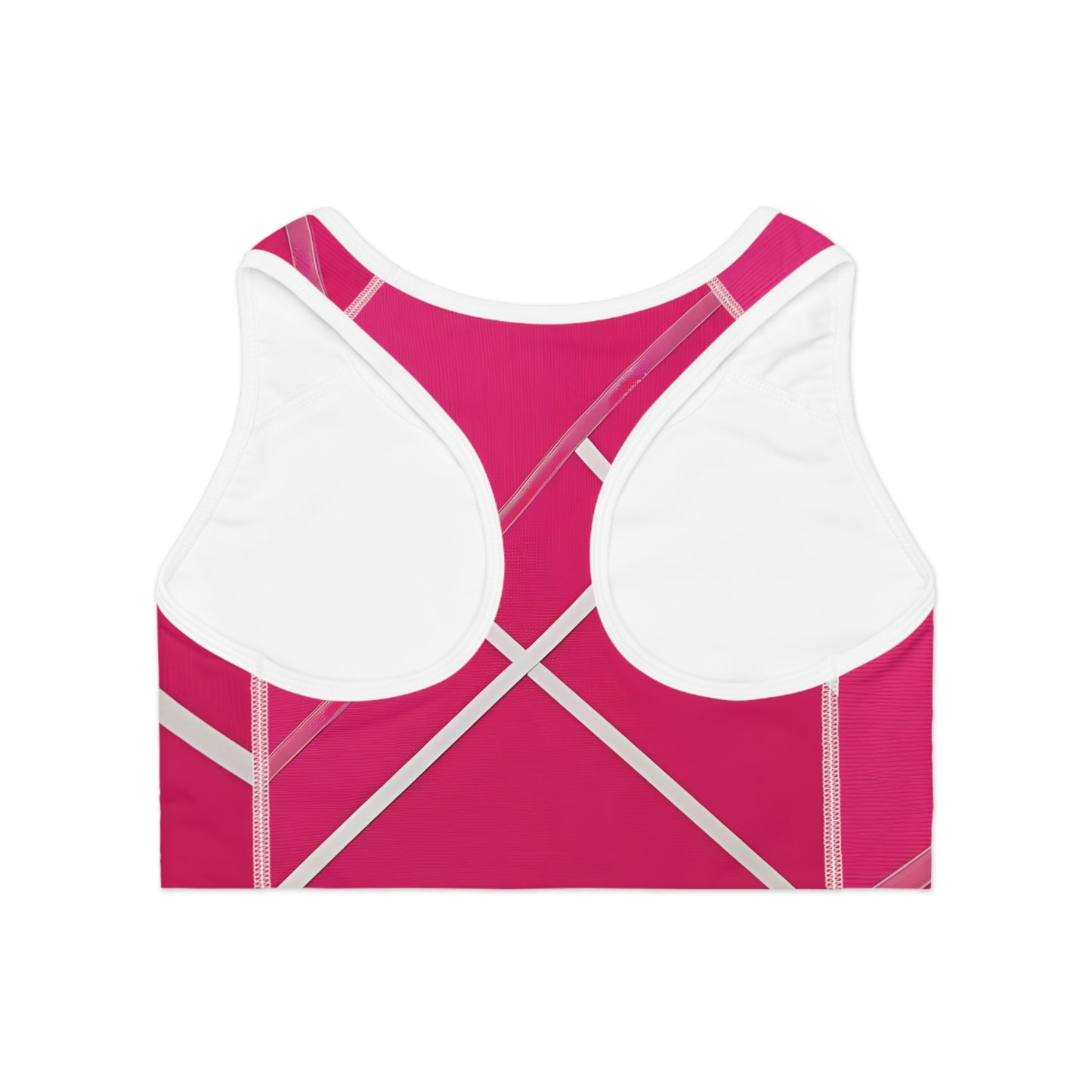 Stylish Pink Sports Bra for Active Lifestyle