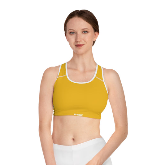 Cheerful Sports Bra for Active Women, Fitness, Workout Gear, Athletic Apparel, Gym Wear, Exercise Top