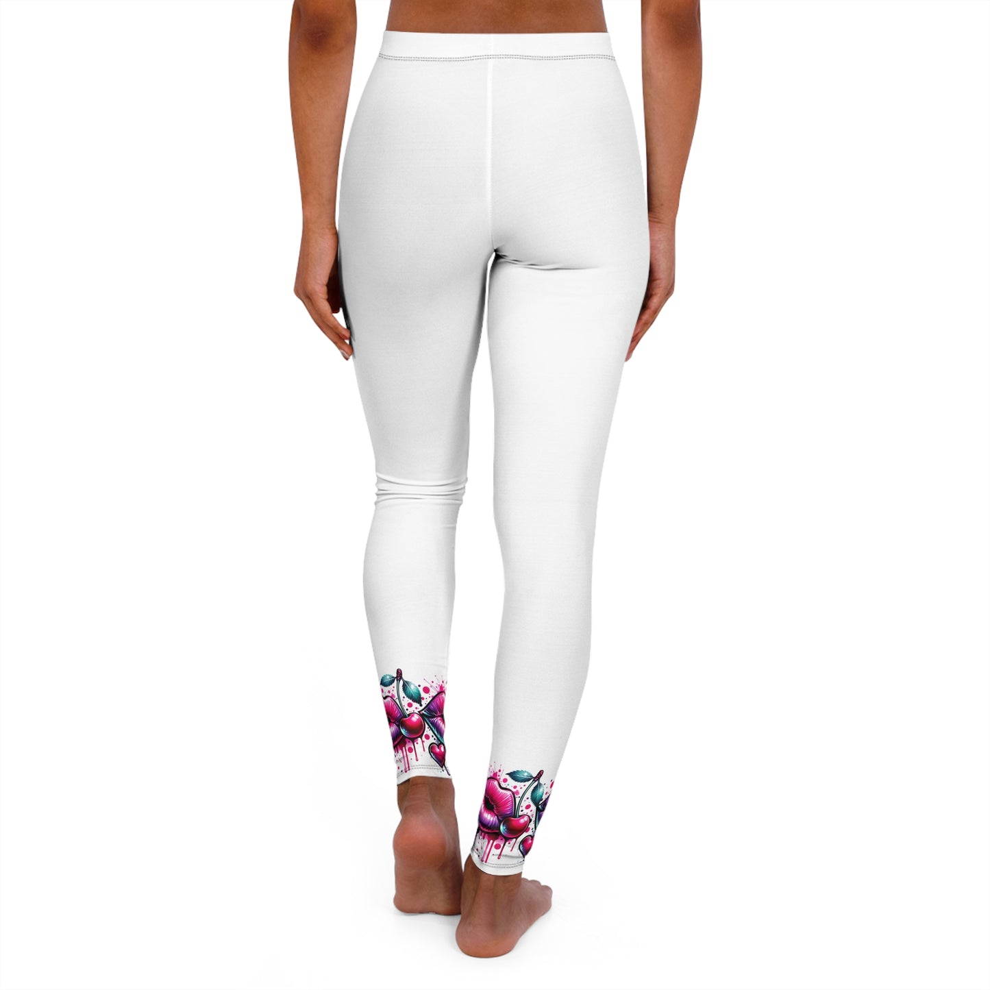 Women's Colorful Floral Spandex Leggings - Stylish & Comfortable Activewear