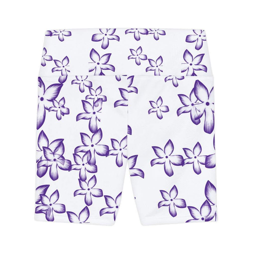 Floral Women's Workout Shorts - Comfortable Activewear for Fitness and Leisure
