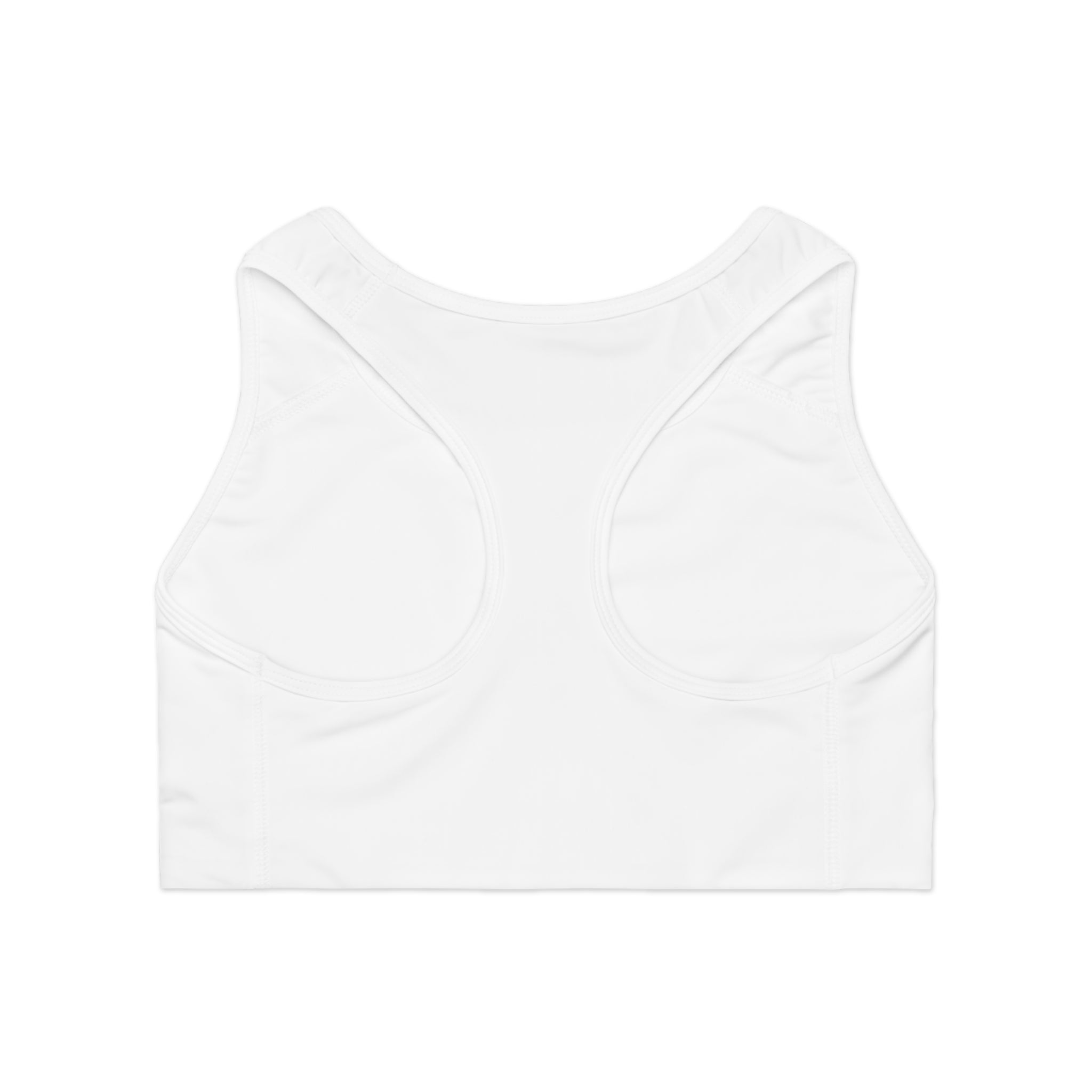 Flaming Heart Sports Bra - Stylish and Motivational Activewear for Workout Enthusiasts