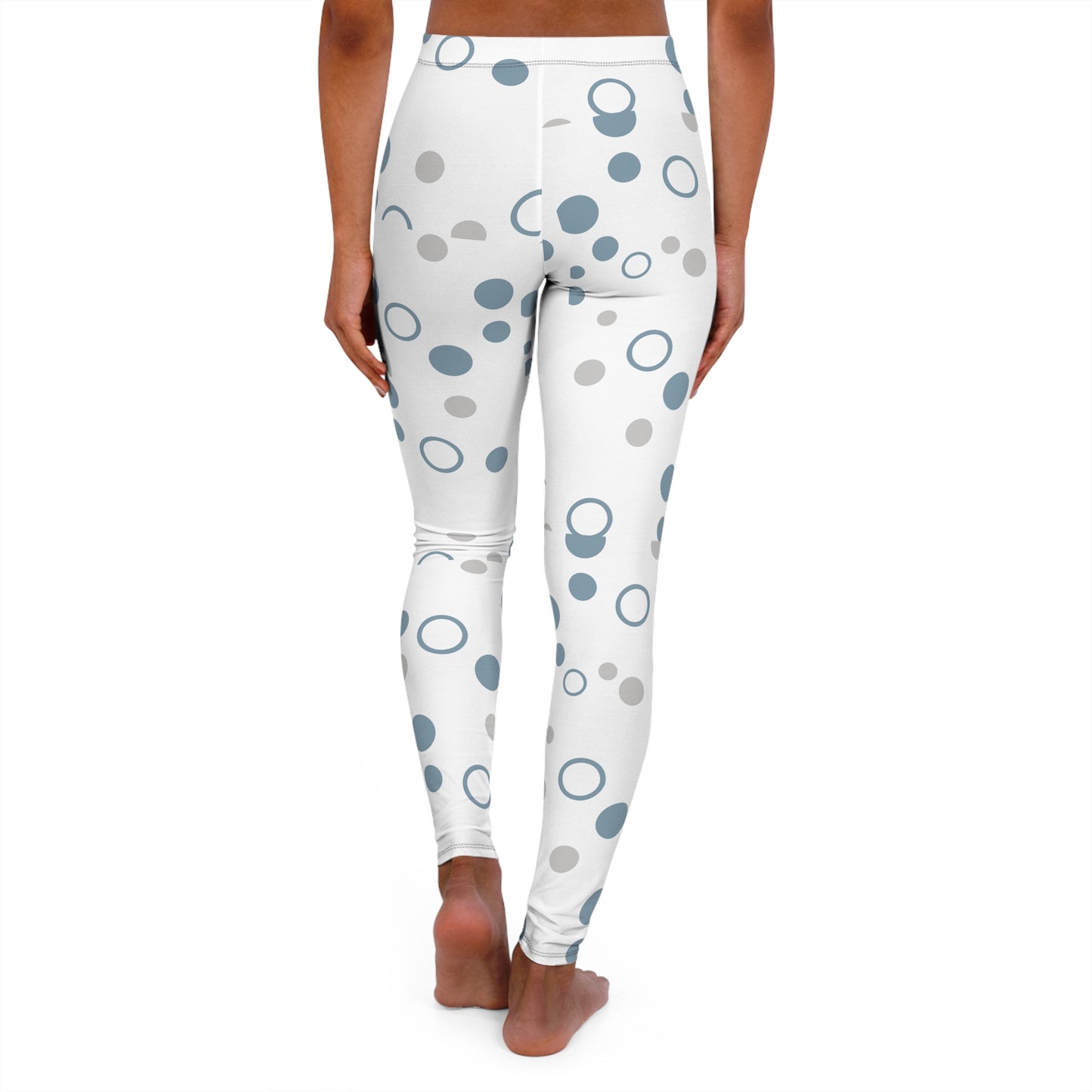 Chic Polka Dot Spandex Leggings for Women